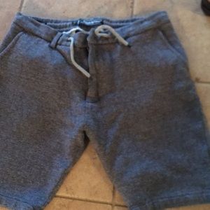 Haze and Finn cotton blend grey shorts